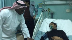 Ahmed Awad Anzi, told Al Arabiya the details of what happened and how he rescued the female doctors and children. (Al Arabiya)